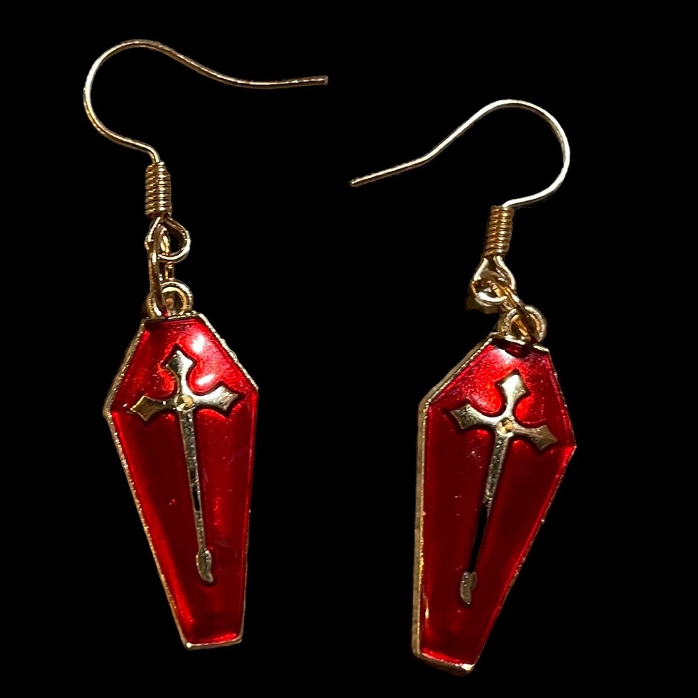 Coffin Earrings